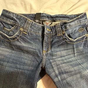 Harley Davidson Boot Cut Women’s Jeans size 6 long NWOT